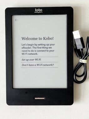 Kobo Touch N905 2GB eReader 6" eBook WiFi Black Tested